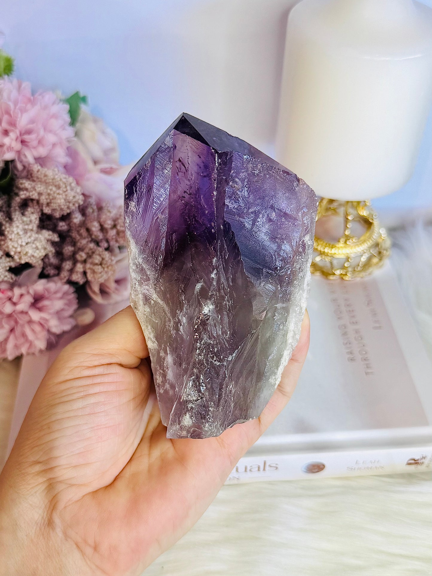 Natural Chunky Amethyst Dog Tooth | Point 11.5cm