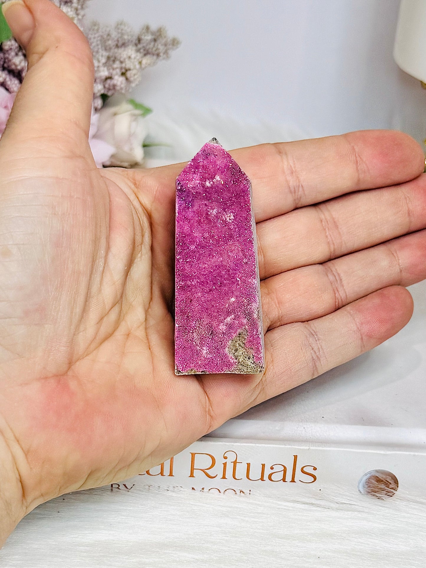 Pink Cobalt Calcite Chunky Tower | Specimen 6cm