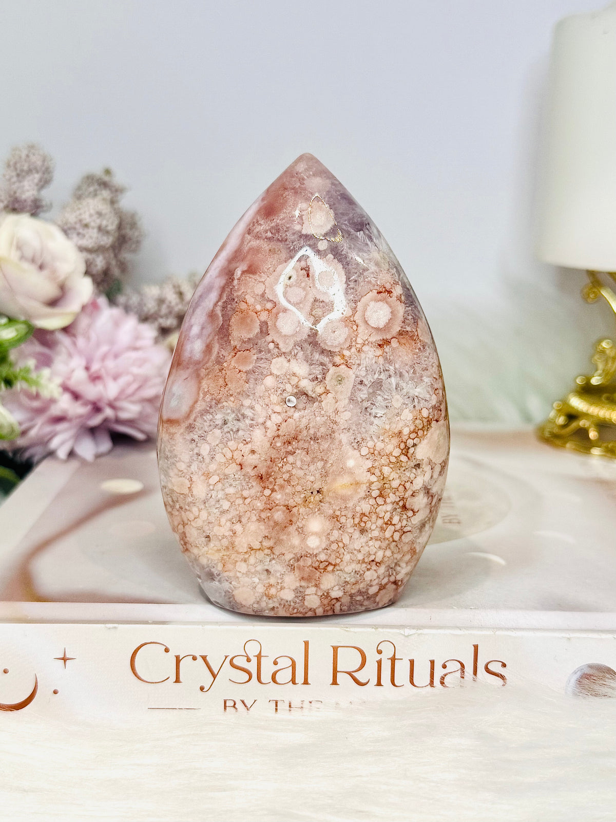 High Grade Pink Amethyst Flame 9.5cm 262g
