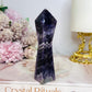 Uniquely Carved Chevron | Dream Amethyst Tower 11cm
