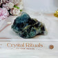 Natural Rainbow Cubed Fluorite Specimen 220g
