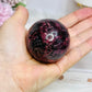 High Grade Rhodonite Sphere on Stand 270g