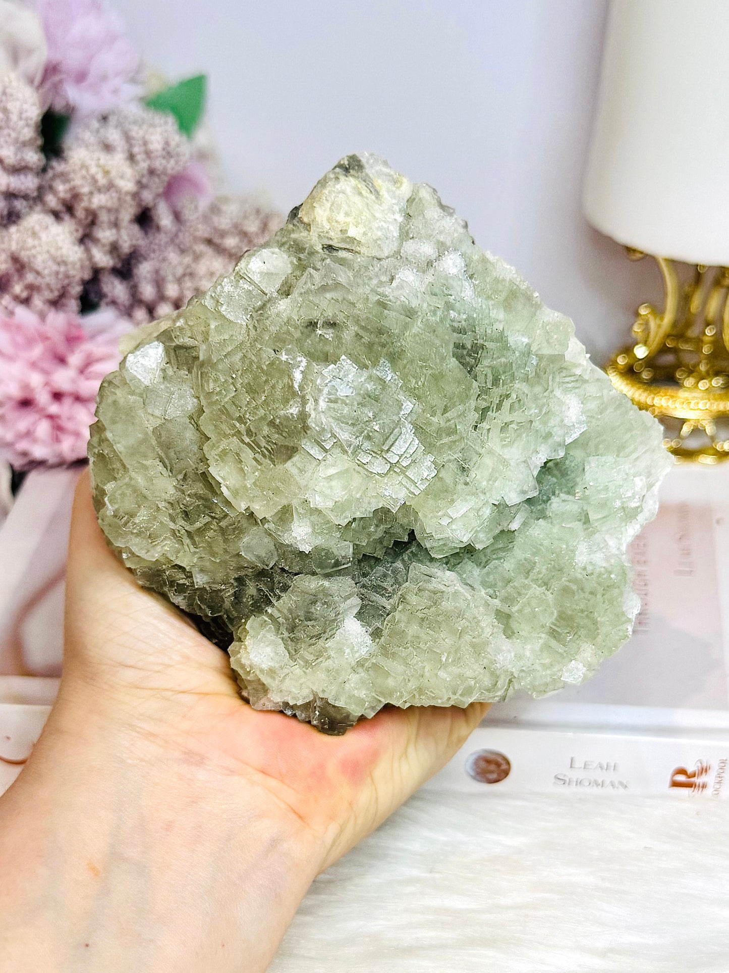 Large Natural Green Fluorite Specimen 722g