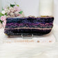 Large Natural Fluorite Slab On Stand 20cm