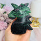 Ruby In Zoisite Carved Unicorn UV Reactive 10cm