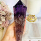 Wow!!! High Grade Large Amethyst Dragon Tooth Phantom Wand With Stunning Rainbows 18cm