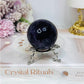 Purple Fluorite Sphere on Stand 195g