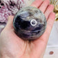 Peace & Tranquility ~ Gorgeous Amethyst Sphere 299grams From Brazil On Stand (Glass stand in pic is display only)