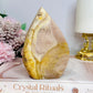 Druzy Pink Amethyst Carved Flame | Teardrop 12cm 362g