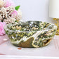 Large Orbicular Ocean Jasper Druzy Crystal Bowl 1.18KG 16cm