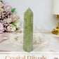 Prasiolite (green amethyst) Tower 9cm