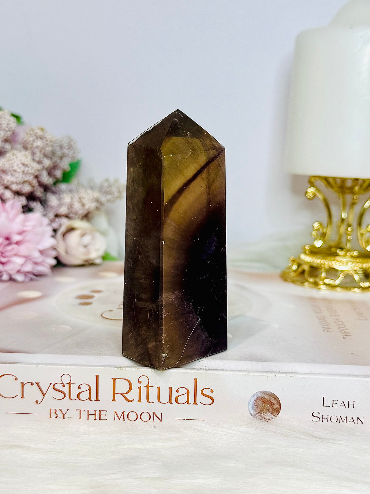 Chocolate Fluorite Tower 9cm