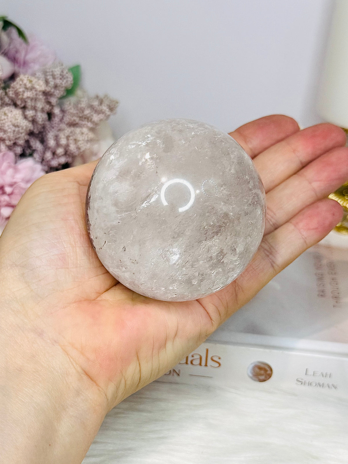 Lodolite | Garden Quartz Sphere on Stand 400g