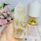 High Grade Clear Quartz Tower with Rainbows 13.5cm 434g