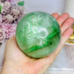 Large Green Fluorite Sphere Full of Rainbows 777g