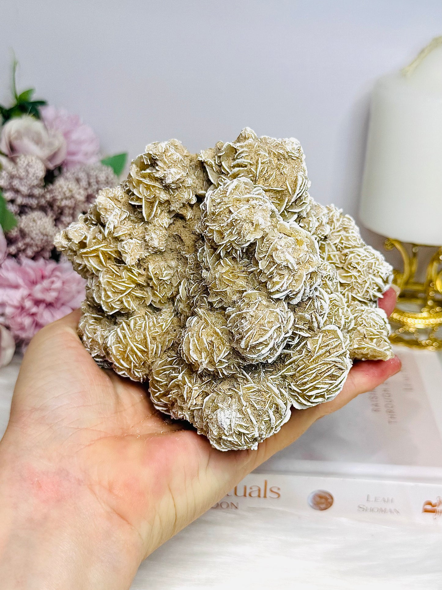 Natural Large Desert Rose Selenite Specimen 547g