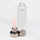 Rose Quartz Crystal Water Bottle