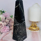 Large Black Onyx Tower 19.5cm