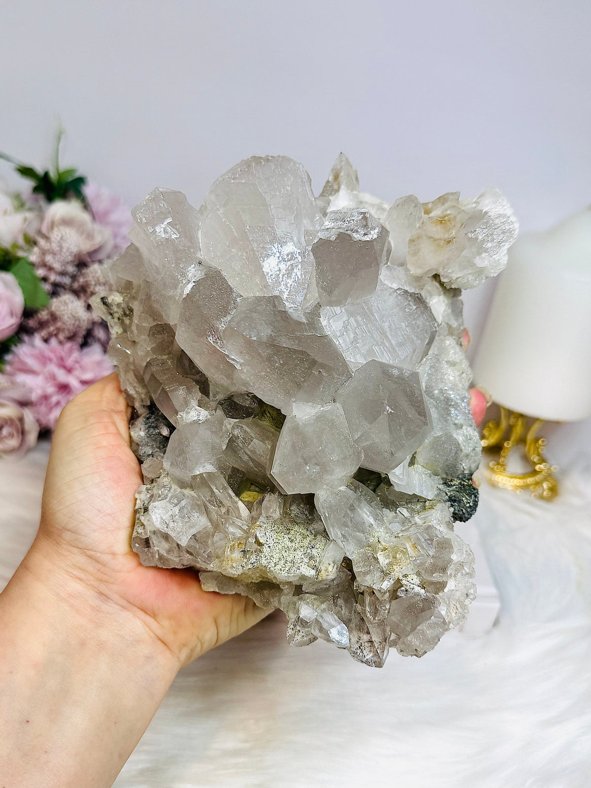 Large Smokey Quartz Natural Cluster 1.3KG
