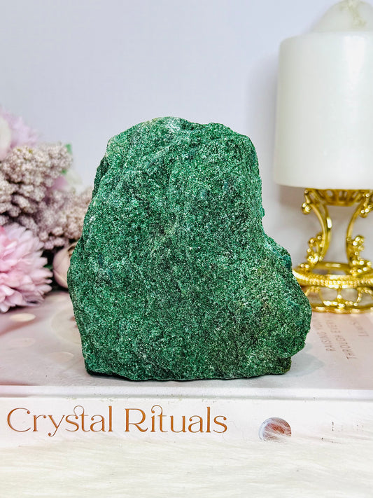 Natural Chunky Green Fuchsite Freeform Specimen 10cm 460g