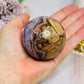 Crazy Lace Amethyst Sphere on Stand 273g
