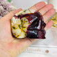 Mookaite Jasper Carved Skull 8cm 330g (natural crack)