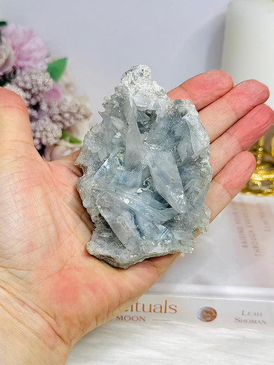 Blue Celestite Freeform 9cm