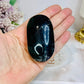 Chunky Fluorite Palm Stone (stand is display only) Reduced as chipped