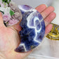 Chevron | Dream Amethyst Moon on Stand 11cm