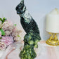 Large Chunky Jade Carved Parrot 20.5cm 770g