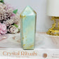 Chunky Sky Blue Quartz Tower 10cm 257g