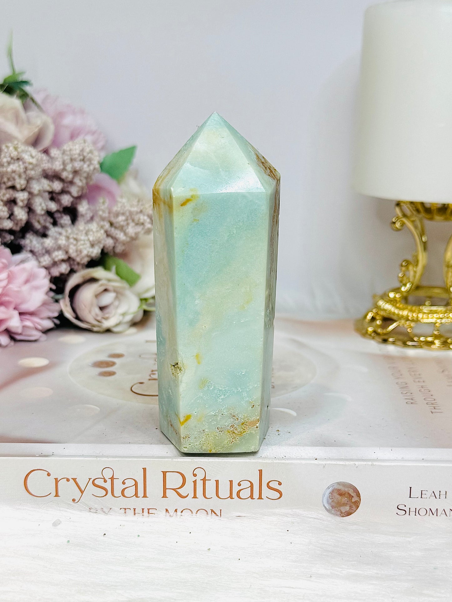 Chunky Sky Blue Quartz Tower 10cm 257g