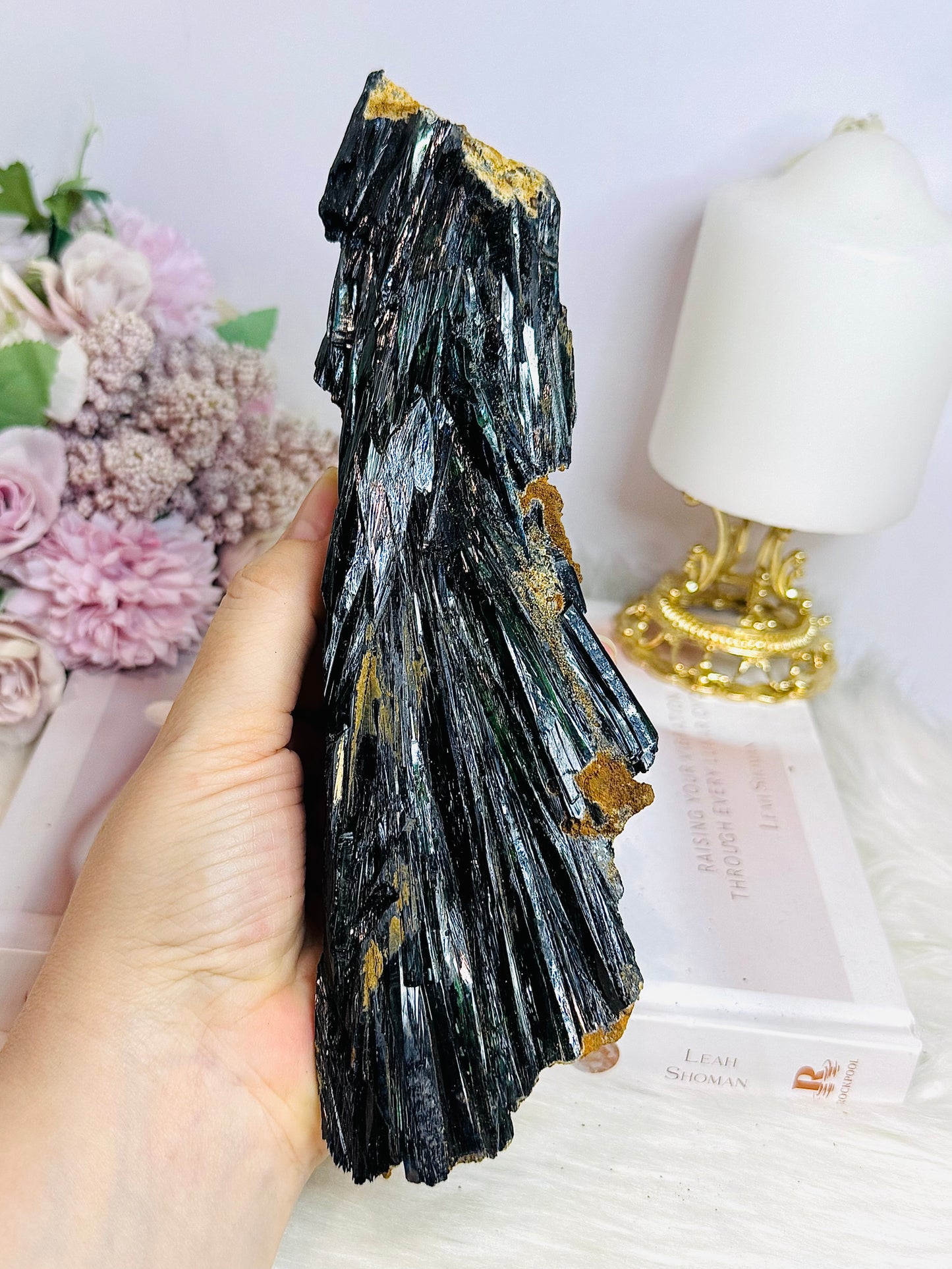 A Collectors Piece ~ Rare Large Vivianite Specimen 22cm 490g