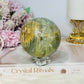 Large Pistachio Calcite Sphere on Stand 596g