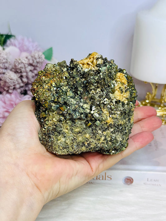 Large Natural Cubed Pyrite Specimen 847g