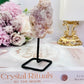 Gorgeous Sparkling Natural Pink Amethyst Geode on Stand From Geode 10cm