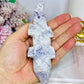 Carved Tiffany Stone Crocodile 14cm