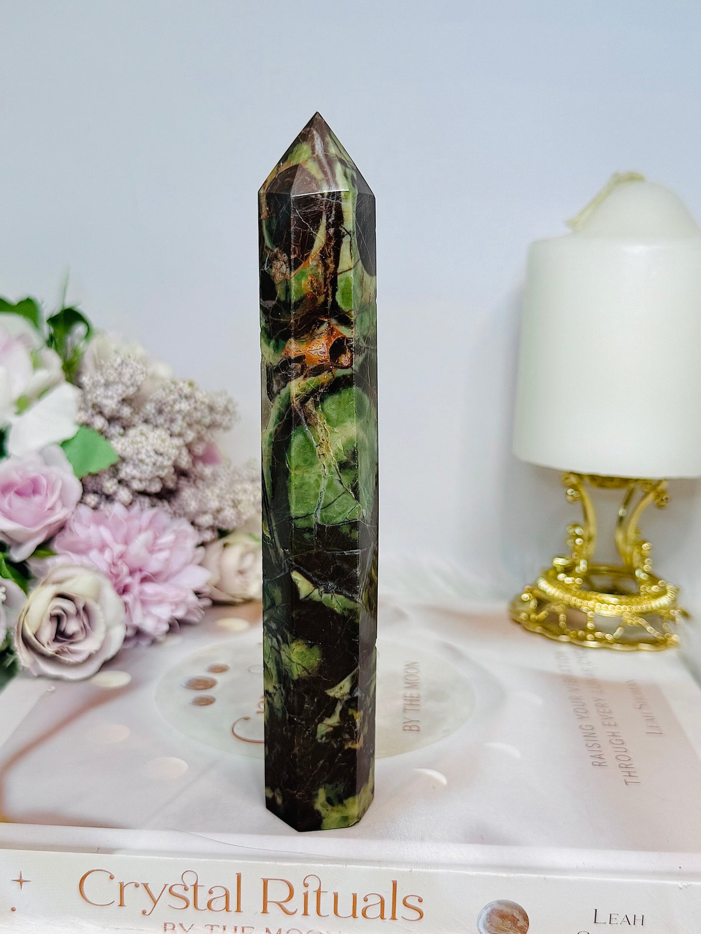 Money Agate Tower 16.5cm