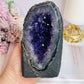 High Grade Divine Deep Purple Large Amethyst Cathedral From Brazil 703grams 14cm