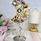 Druzy Money Agate Moon on Stand 20cm