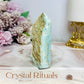 Blue Hemimorphite Druzy Tower 8.5cm