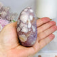 Pink Amethyst X Flower Agate Small Druzy Freeform 8.5cm 260g