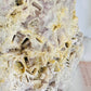 Natural Sparkling Druzy Pink Amethyst Freeform with Rutile Formations 4.9KG