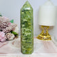 Natural Prehnite Tower 15cm