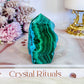 Natural 8cm Chrysocolla with Malachite Polished Slab | Freeform