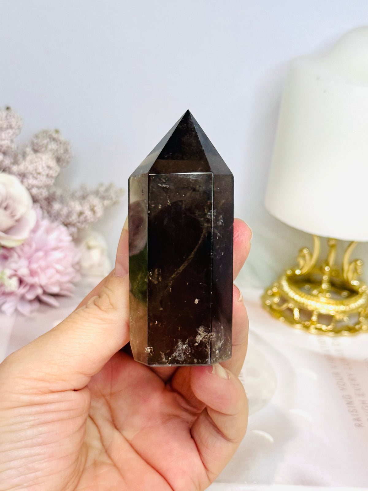 Smokey Quartz Chunky Tower 8.5cm