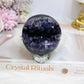 Druzy Amethyst Sphere on Stand 279g