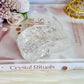 High Grade Clear Quartz Chunky Moon Bowl with Rainbows 9cm