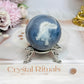 Druzy Agate Sphere on Stand 172g ￼