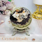 Mexican Lace Agate Druzy Sphere on Stand 331g